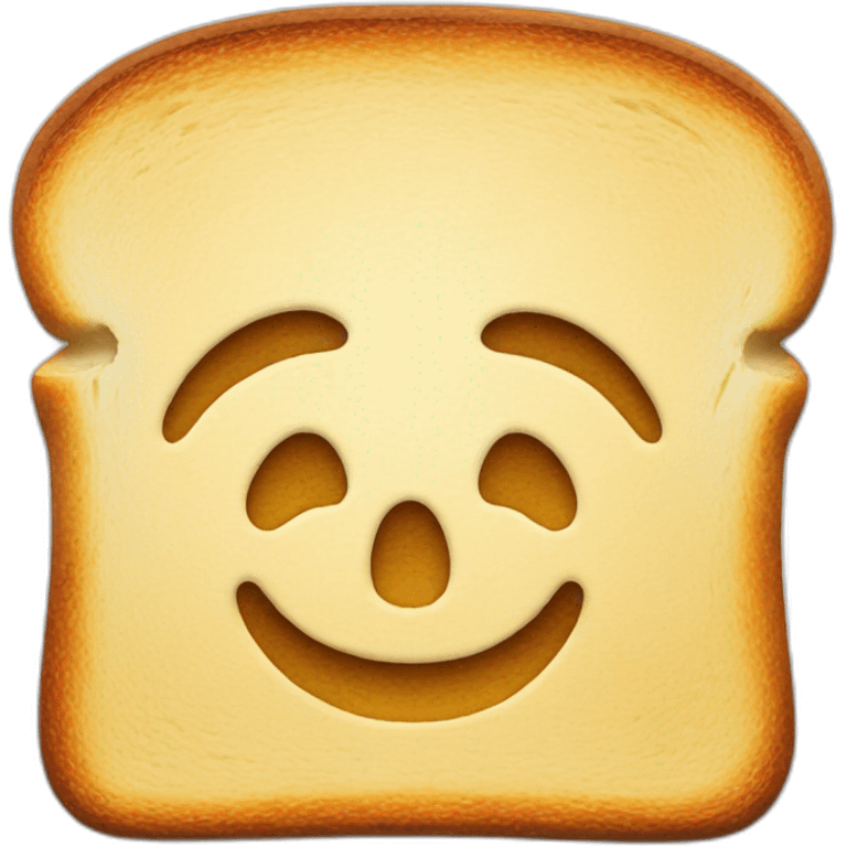 toast with apple logo grill on it emoji