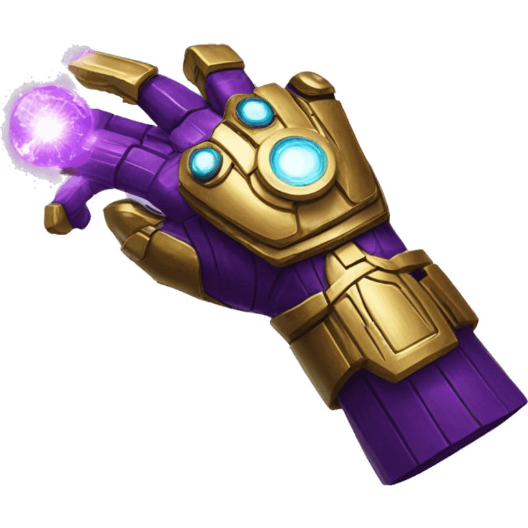 Thano's Infinity Gauntlet emoji