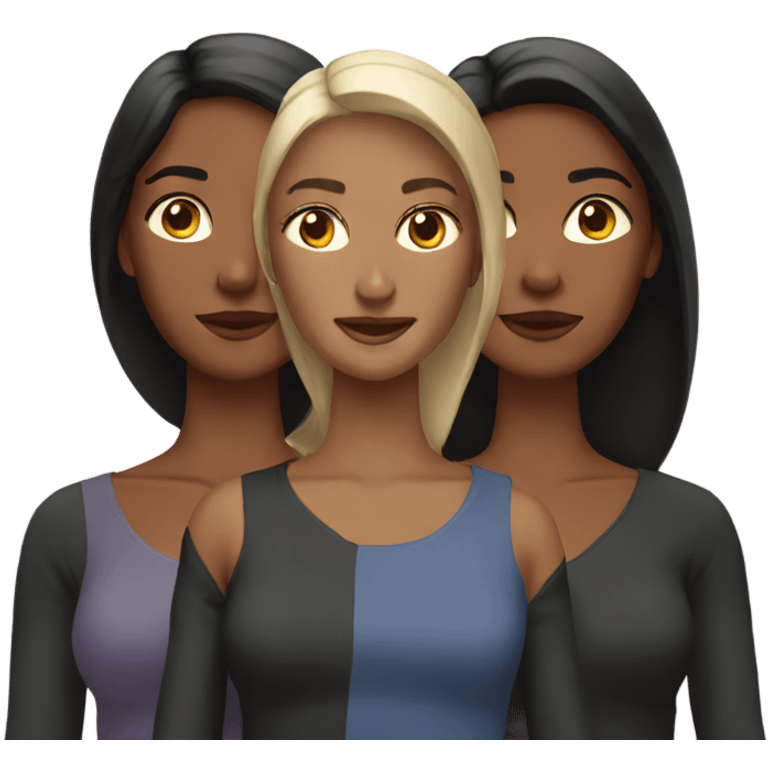 3 women emoji