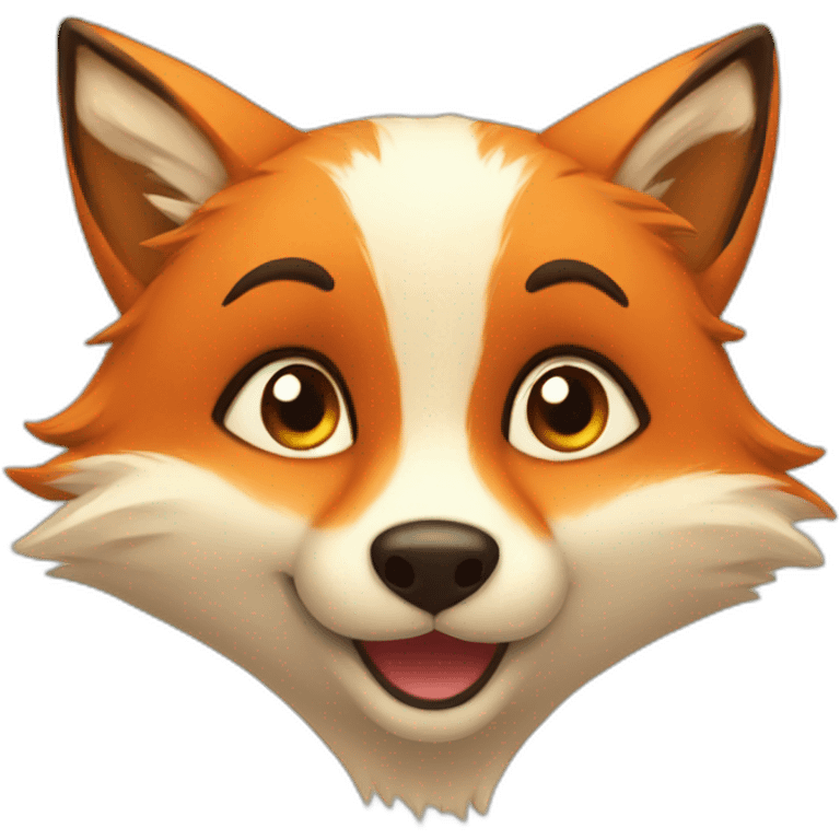 cuty fox face emoji