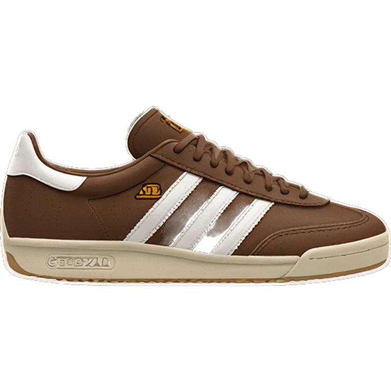 Brown adidas spezial emoji