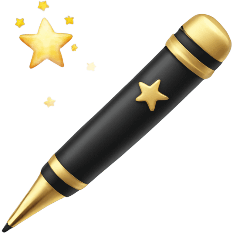 A magic pen with a star emoji