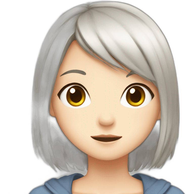 Manga fille emoji