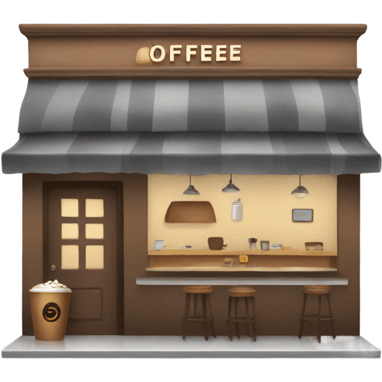 Coffee shop emoji