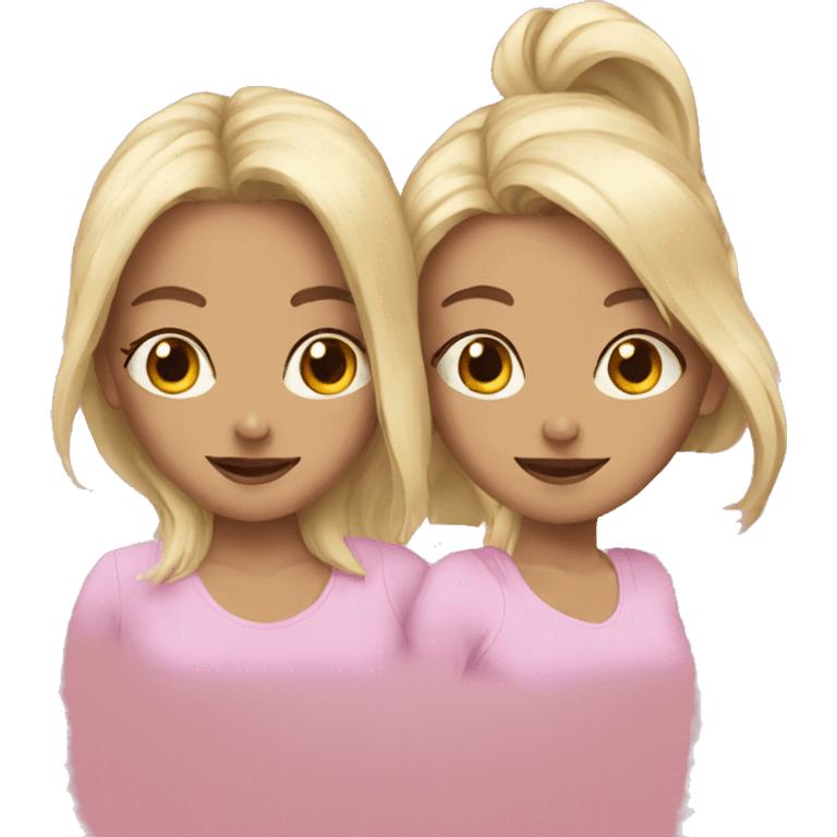 two friend girls emoji