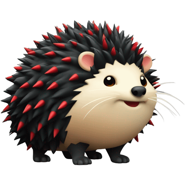 shadow the hedgehog but obese emoji