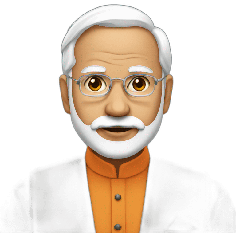 Modi face emoji