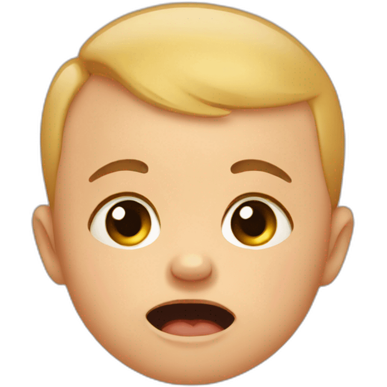 crying baby emoji