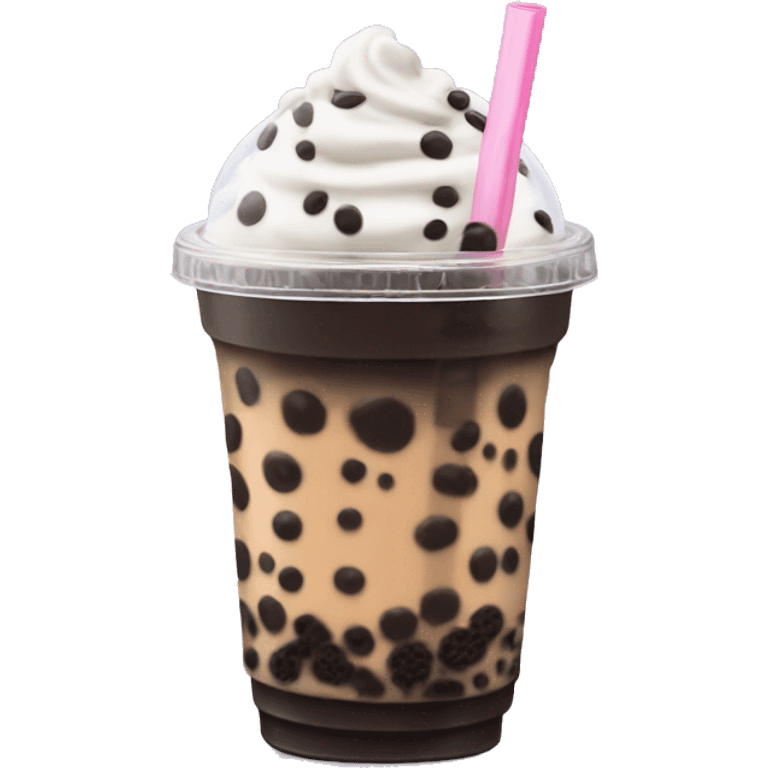 Bubble tea Oreo  emoji