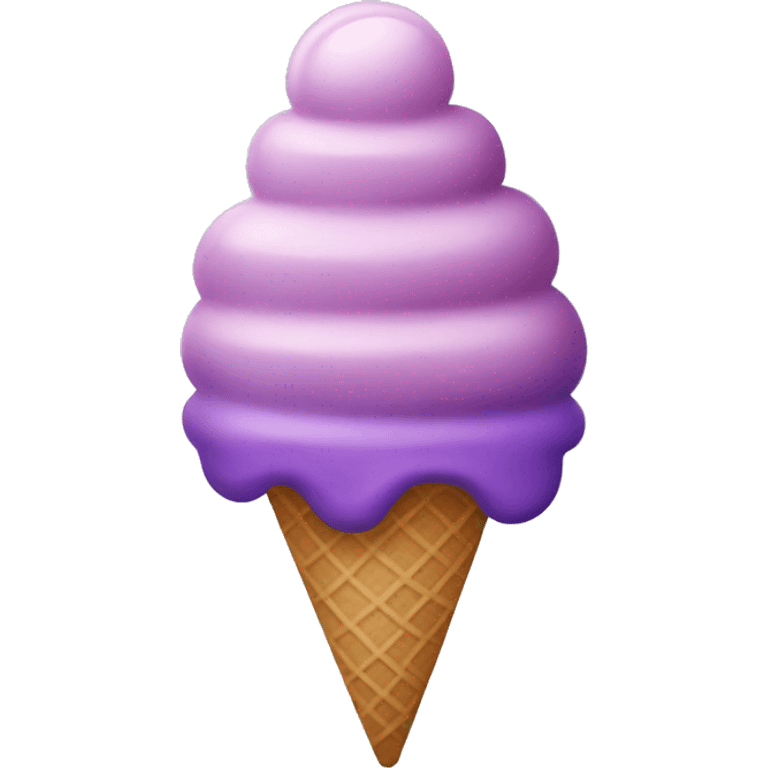 Purple ice cream emoji