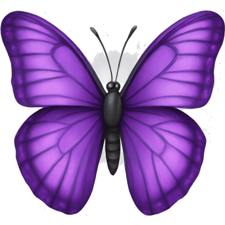 purple butterfly  emoji