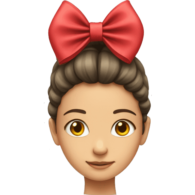 Bow on girl’s head  emoji