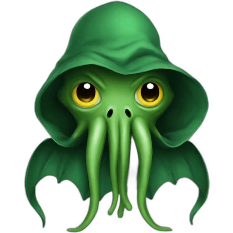 cthulhu in a cowl emoji