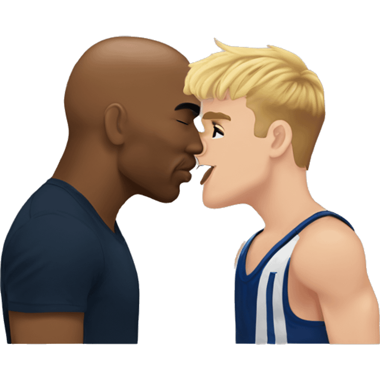 jake paul kissing mike tyson emoji