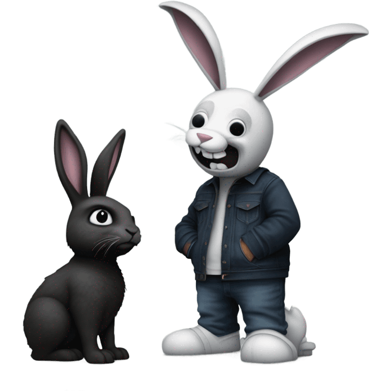 donnie darko with frank emoji