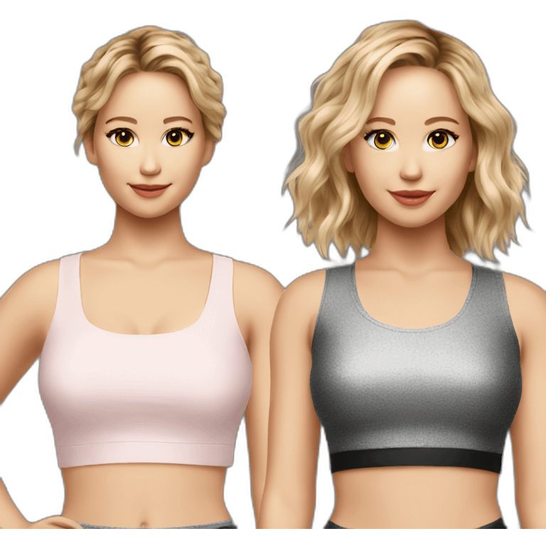 jennifer lawrence crop top emoji