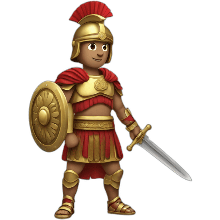 roman warrior with sword emoji