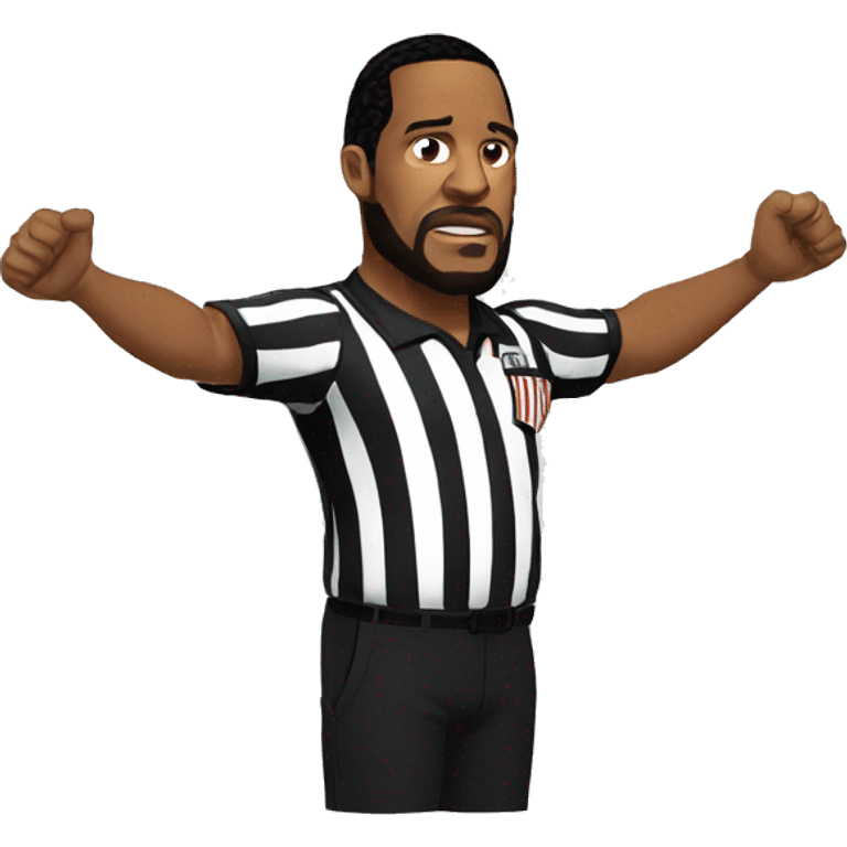 ufc referee herb dean shrugging his shoulders emoji