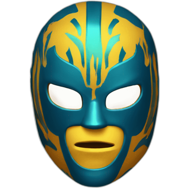 Máscara de lucha libre emoji