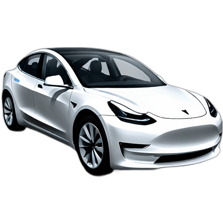 tesla-model 3 emoji