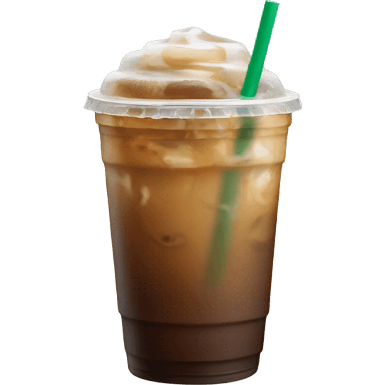 Starbucks iced coffee emoji