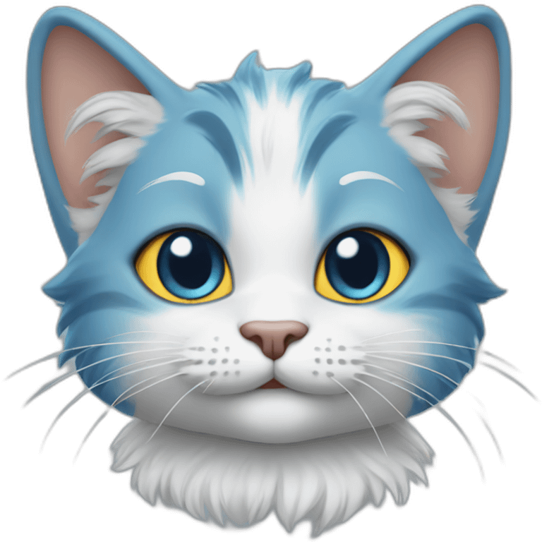 Smurf cat emoji