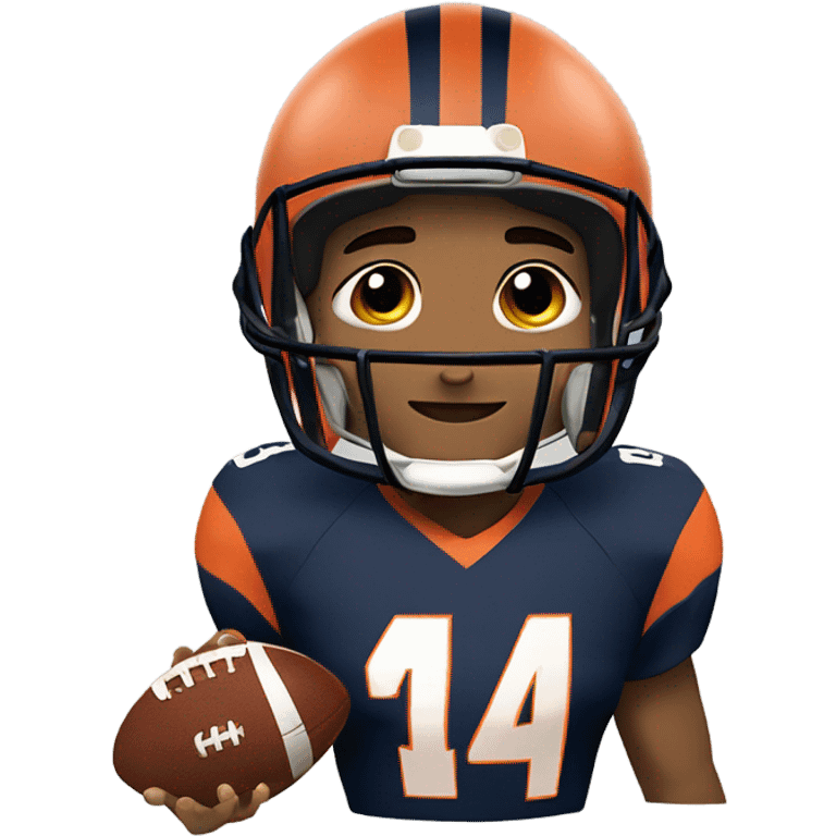 Lewis and Clark college football player emoji