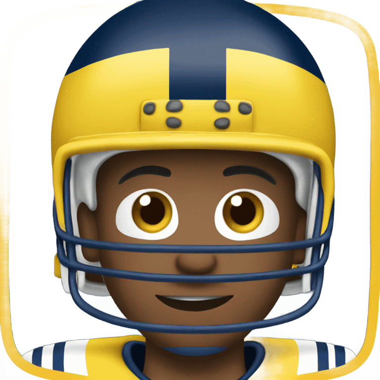 Michigan football fan emoji