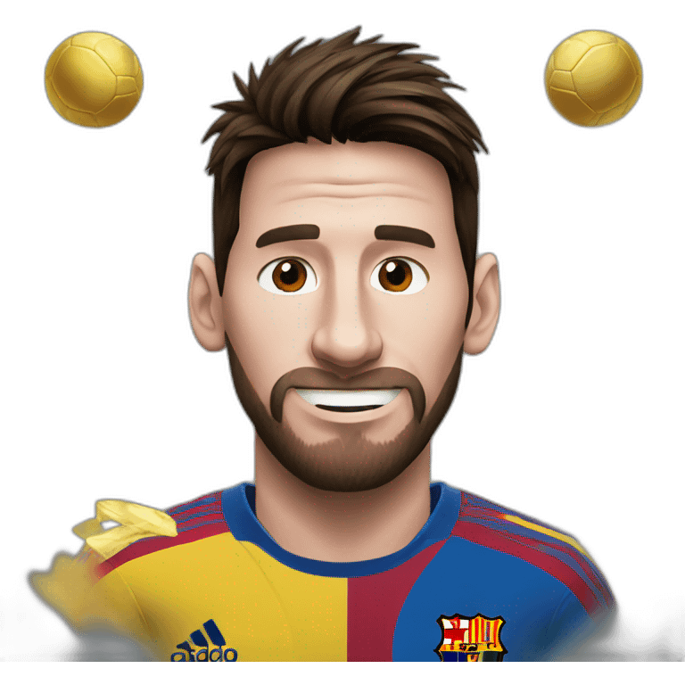 Messi world champion emoji