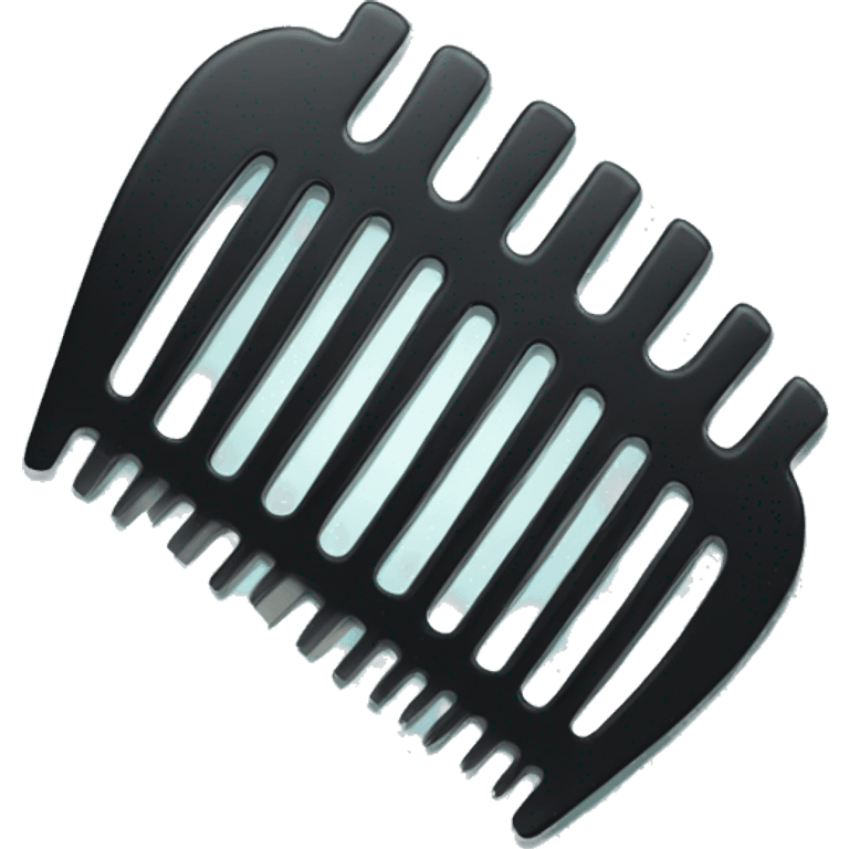 Hair comb  emoji