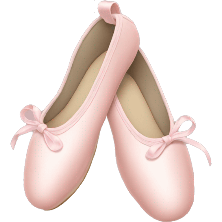 Pale pink ballet shoes emoji