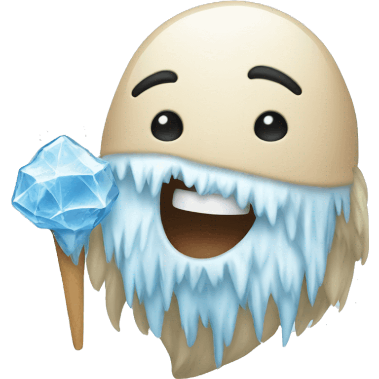 happy ice  emoji