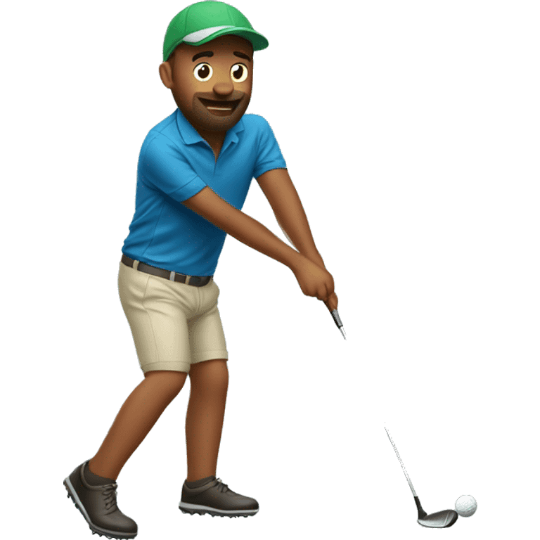 Ryan golfing emoji