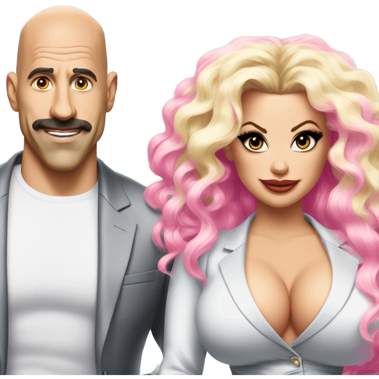 borat with trisha paytas and vin diesel  emoji