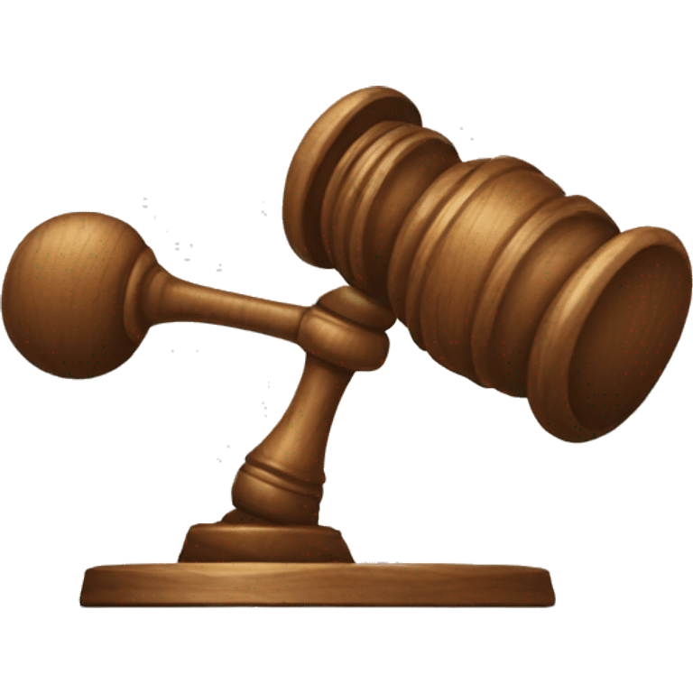 judge's gavel emoji