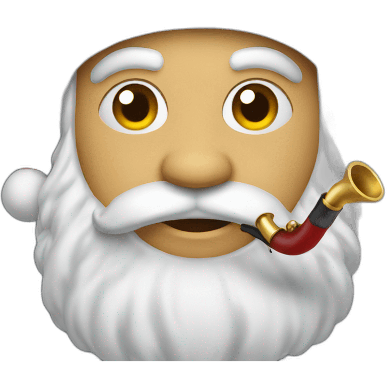 Santa Claus pipe emoji