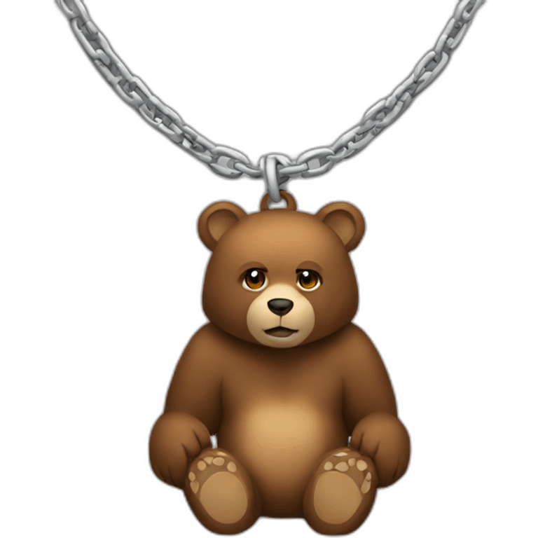 bear-chain emoji