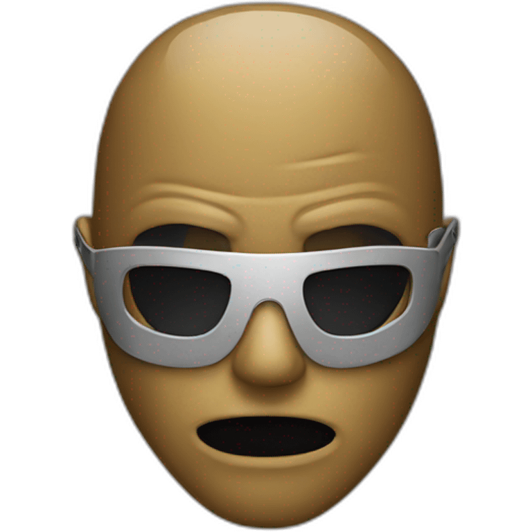 Gangster mask emoji