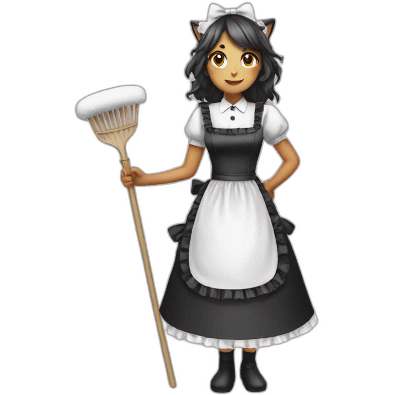 maid catgirl emoji