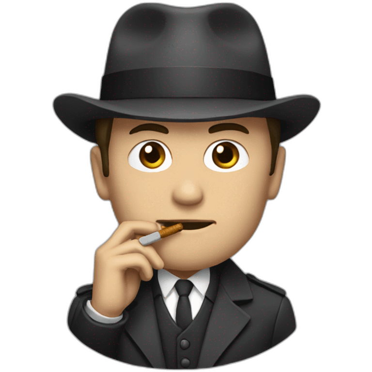 Tomas Shelby smoking emoji