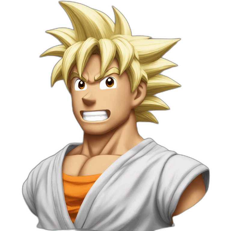 does goku clean nuts? emoji