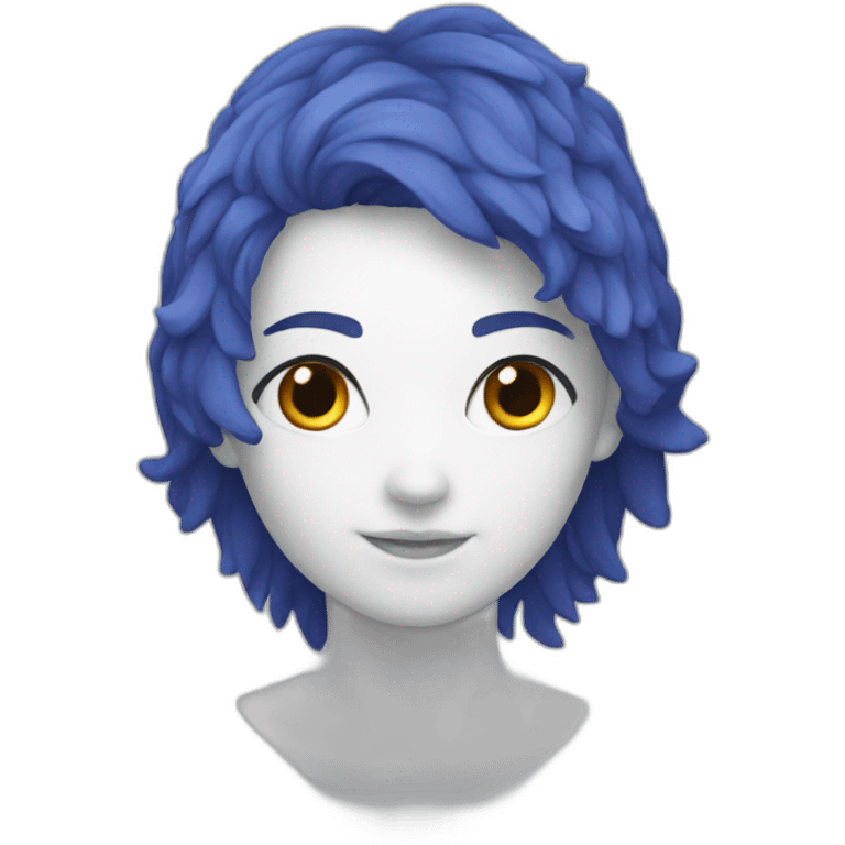 Indigo White emoji