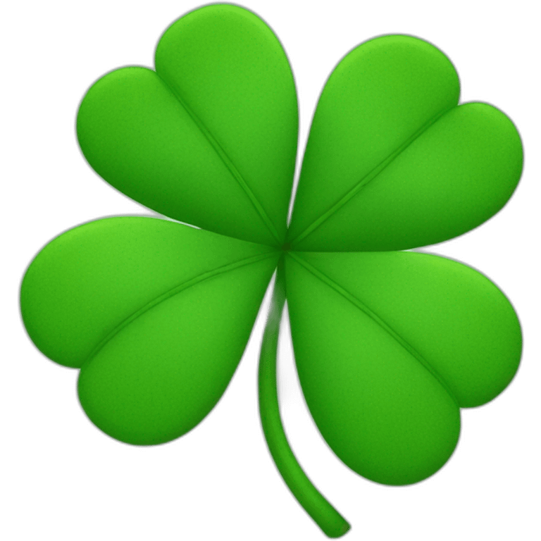 Four-leaf clover emoji