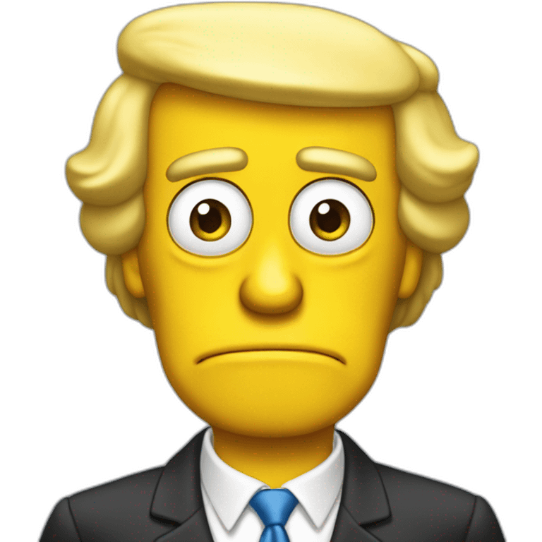 trump as homer simson emoji