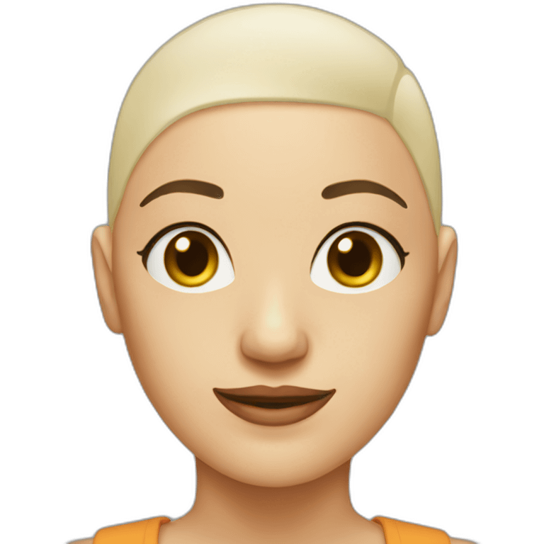 bald head womam emoji