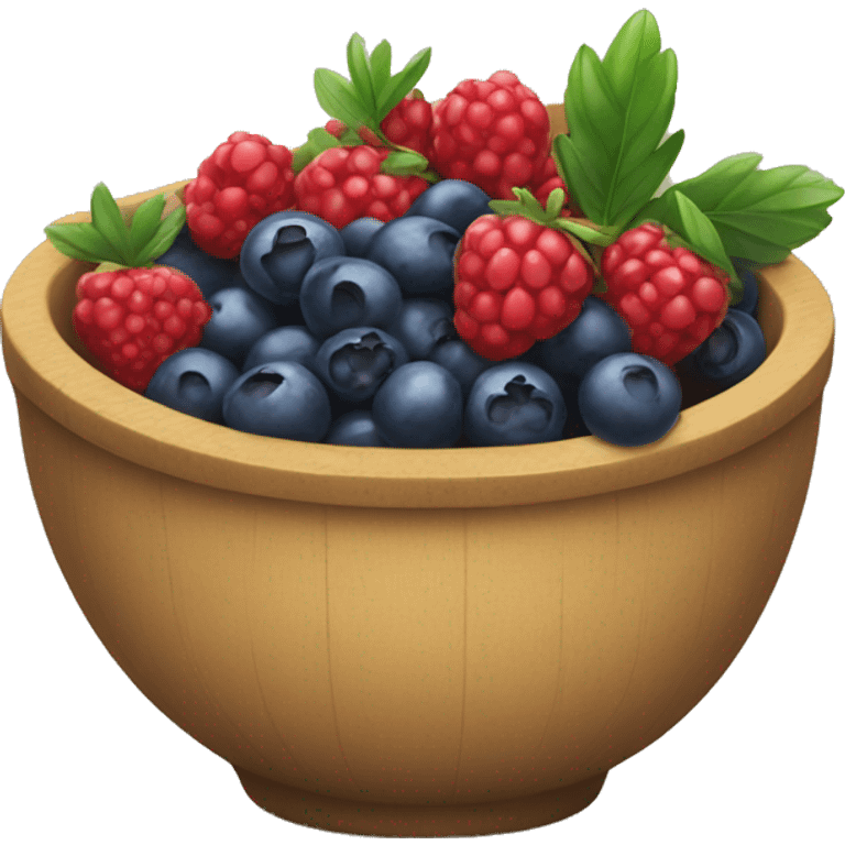 berries in bowl emoji