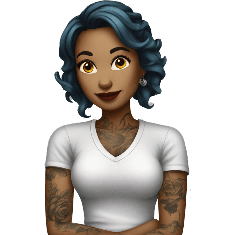 tattoo artist woman emoji