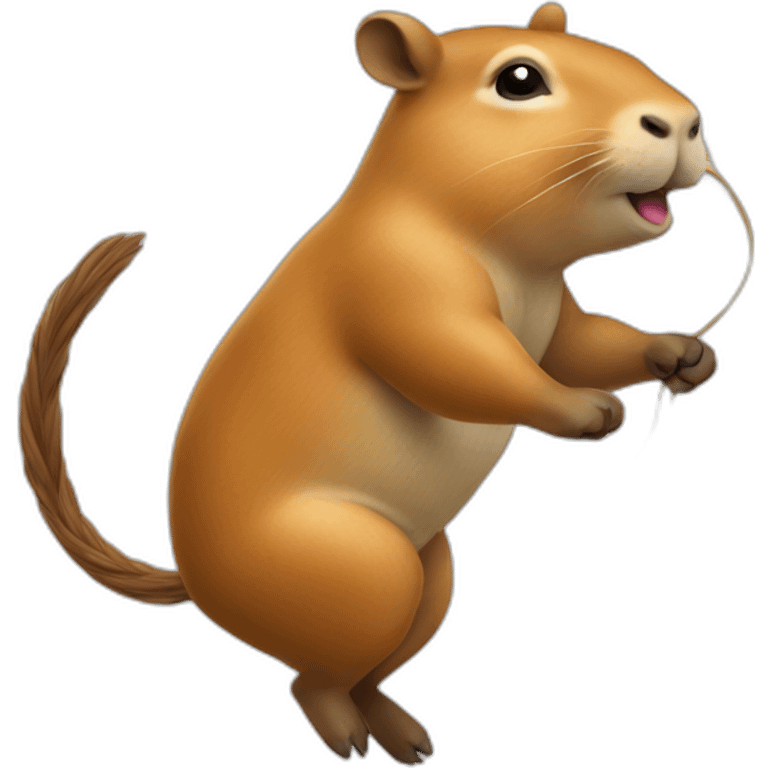 CAPIVARA JUMPING ROPE emoji