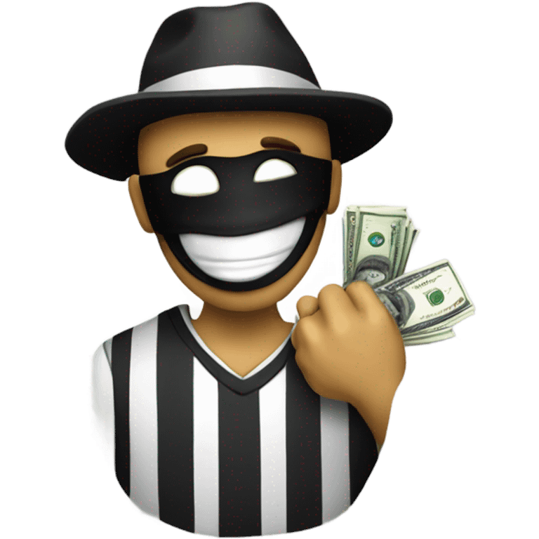 Emoji of a criminal emoji