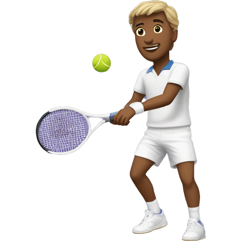 wimbledon dancing tennis player male  emoji